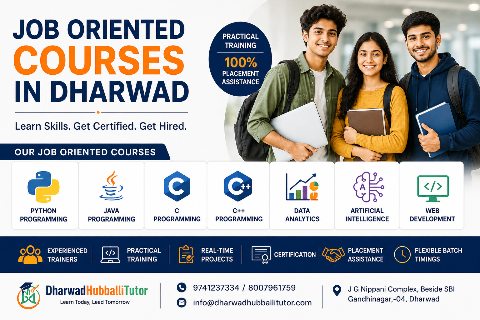 Best Job Oriented Courses in Dharwad | DharwadHubballiTutor